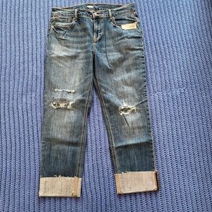 Old Navy Distressed Boyfriend Jeans size 10